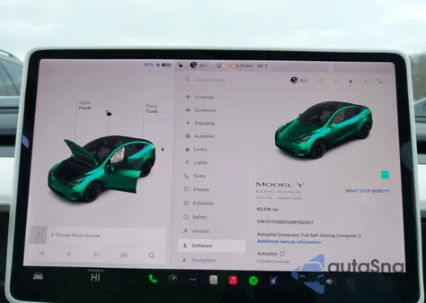 2021 Tesla Model Y Long Range Dual Motor All-Wheel Drive from USA, damaged, VIN 5YJYGDEE3MF102507